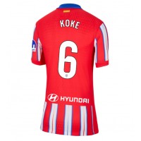 Atletico Madrid Koke #6 Fußballbekleidung Heimtrikot Damen 2024-25 Kurzarm